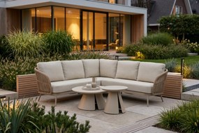 Hoek loungeset 5 personen Rope Taupe  Coco Elara/Cayora