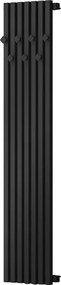 Mexen Flux decoratieve badkamerradiator 1500 x 340 mm, 630 W, zwart - W127-1500-360-00-70