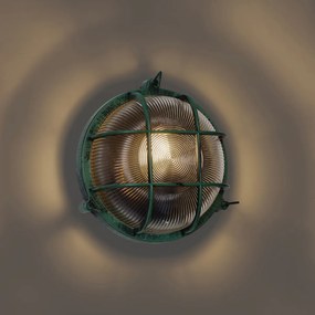 Buiten wandlamp groen rond IP44 - Noutica