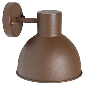 Industriële buitenwandlamp roestbruin rond IP44 - Natas