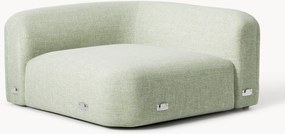 Ronde bouclé hoekmodule Wolke