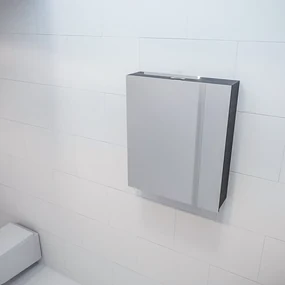 Mondiaz Cubb spiegelkast 50x70x16cm kleur dark brown met 1 deur