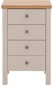 Goossens Ladekast Riviera, Commode 4 laden 52 cm breed