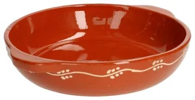 Ovenschaal met takjesslinger, terracotta,Ø 21 cm
