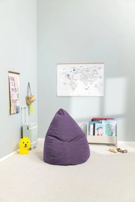 Kinder Zitzak BeanBag Easy L - Lila