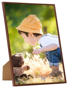 vidaXL Fotolijsten 3 st voor wand of tafel 59,4x84 cm MDF bronskleurig