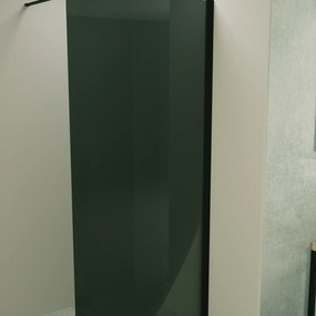 Mueller Slimline inloopdouche 80cm rookglas anti-kalk inclusief mat zwart profiel & stang