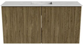 Mondiaz Joya DLux 80cm toiletmeubel dusk met wastafel faye midden zonder kraangat opalo