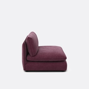 Zitelement voor modulaire sofa, in gestructureerde stof, Malo