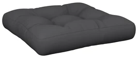 vidaXL Bankkussen pallet 58x58x10 cm zwart