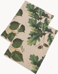 Linnen placemats Trees, 2-delig