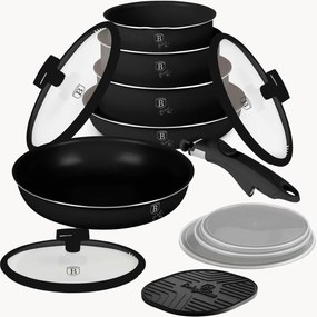 Kookset Matte Black, 13-delig
