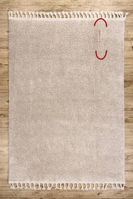 Tapijt BERBER 9000 crème rand , Barber, marokkaanse shaggy - TWEEDE-KLASSE PRODUCT