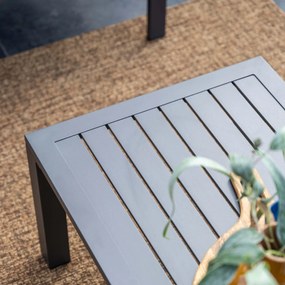 Garden Impressions Durban loungeset 4-delig - donker grijs - desert sand