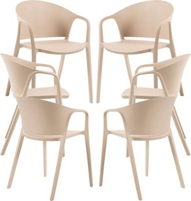 Set 6 Tasla Stoelen