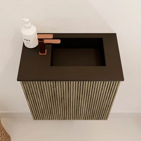 Mondiaz Joya 40cm toiletmeubel dusk met wastafel faye rechts 1 kraangat urban
