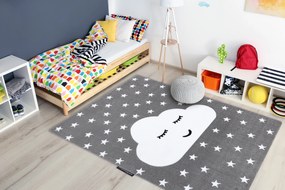 Tapijt PETIT CLOUD WOLKJE  Sterretje grijskleuring