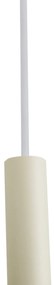 Modern railsysteem met 6 hanglampen beige met wit 1-fase - Slimline Keno G9 Scandinavisch Binnenverlichting Lamp