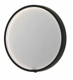 INK SP24 spiegel - 40x4x40cm rond in stalen kader incl dir LED - verwarming - color changing - dimbaar en schakelaar - geborsteld metal black 8409455