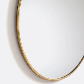 Ronde spiegel in staalØ25 cm, Uyova