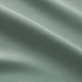 Effen plat laken in katoensatijn, Opale