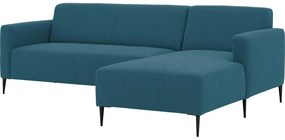 Goossens Bank Key West blauw, stof, 2,5-zits, modern design