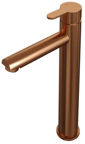 Brauer Copper Edition Wastafelmengkraan opbouw - hoog - model d - PVD - geborsteld koper 5-GK-002-HD4
