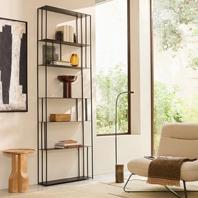 Boekenrek in staal, Parallel