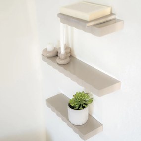 By-Boo Prinz Wandrek Set Van 3 Taupe - 66x14x4cm.