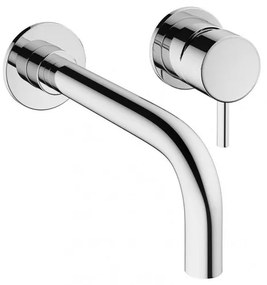 Crosswater MPRO inbouw wastafelkraan met inbouwdeel en 14cm en 22cm uitloop chroom sw31337/2x sw84108