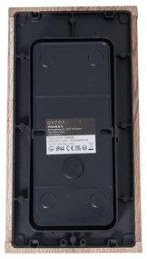 Industriële wandlamp hout print 26 cm IP44  - Charlois