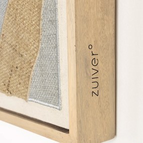 Zuiver Move Stoffen Schilderij Oranje Blauw