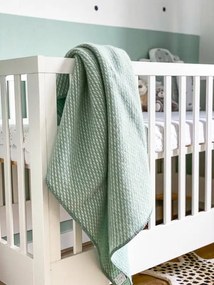 Klippan - Ledikantdeken Wol Mint Duck Egg Velvet - Groen