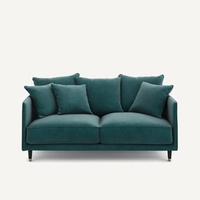 3-zits compacte fluwelen zetel, Lazare