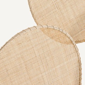 Geweven rotan scherm, Canopée design E. Gallina