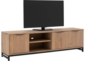 Goossens Tv Meubel Max, 3 deuren 1 open vak 40 cm diep