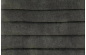 Goossens Eetkamerstoel Dax groen velvet stof leuning, urban industrieel