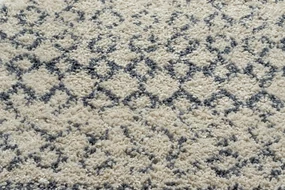Tapijt BERBER AGADIR G0522 ROND crème / grijskleuringrand ,  Barber , marokkaanse shaggy