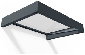 Aluminium deurluifel Sophia 1,2 m Palram - Canopia antraciet