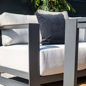 Garden Impressions Malakka loungebank 4-delig - light teak look