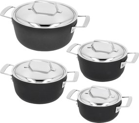 Demeyere Alu Pro 5 Potten- en pannenset, 4-delig - Alu Pro 5 - Demeyere