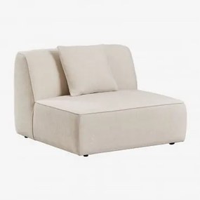 Centrale Module Voor Gestoffeerde Modulaire Bank Cardea Chenille Crèmebeige - Sklum
