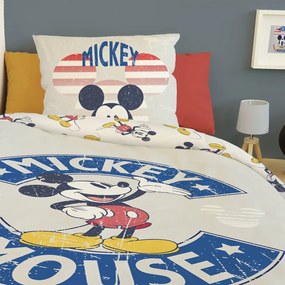 Bedlinnenset in katoen, Mickey Vintage