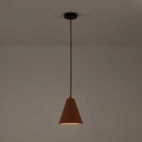 Hanglamp in beton, terracottaØ18 cm, Arida