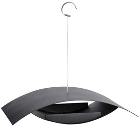 Esschert Design Vogelvoederbak hangend zwart S FB437