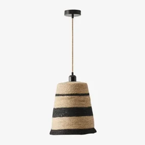 Tanaya Plafondlamp Natuurlijk - Zwart & Natuurlijk Tanaya - Sklum