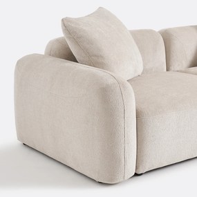 3-zits modulaire hoekbank in jacquard chenille, AMAD