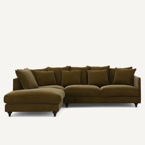 Fluwelen hoekslaapbank, Lazare