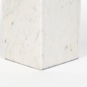 Zuiver Pride Design Tafeltje Marmer En Zilver - 30 X 30cm.