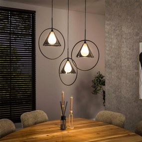 Hanglamp Modern Design Grijs Glas